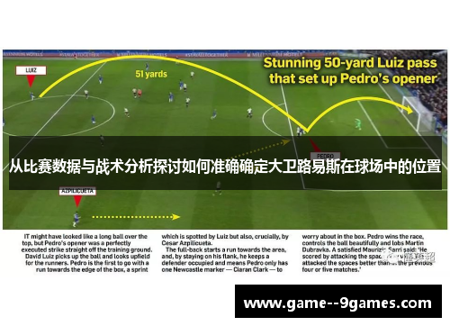 从比赛数据与战术分析探讨如何准确确定大卫路易斯在球场中的位置